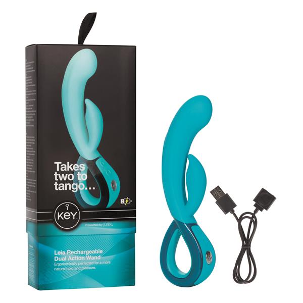 Key by Jopen Leia Designer Dual Motor Massager