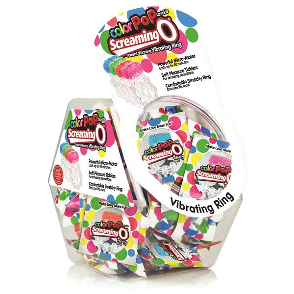 Screaming O Colour Pop Quickie Basic Ring in Candy Bowl Display