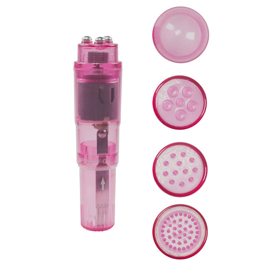 ‍MY FIRST. Pocket Treats Mini Vibrator & Attachments Kit (100% off)