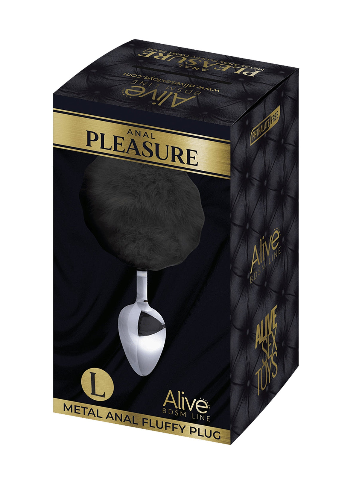 Adrien Lastic Alive Metal Anal Fluffy Plug