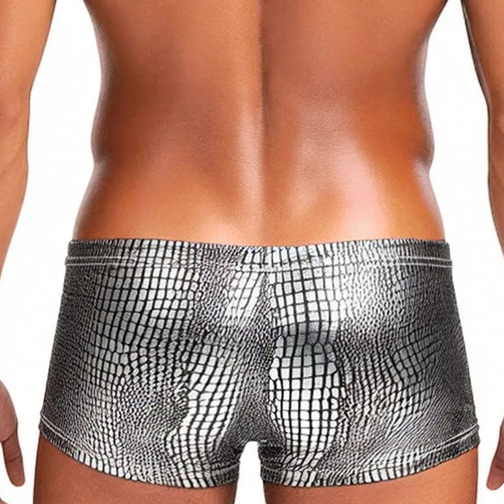 Cerise Men's Snakeskin Mini Boxer Shorts