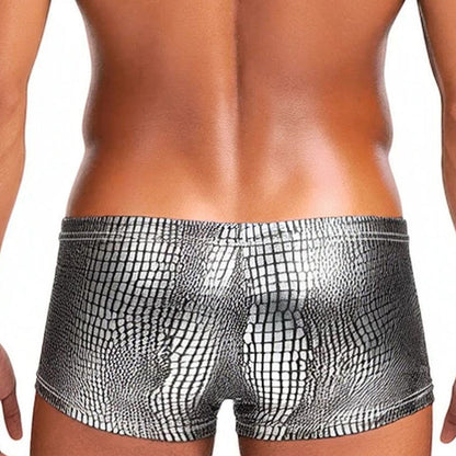 Cerise Men's Snakeskin Mini Boxer Shorts