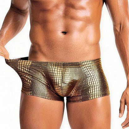 Cerise Men's Snakeskin Mini Boxer Shorts