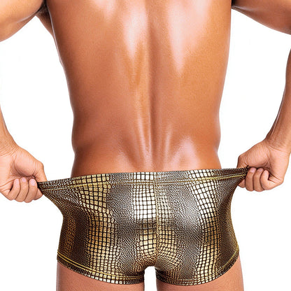 Cerise Men's Snakeskin Mini Boxer Shorts