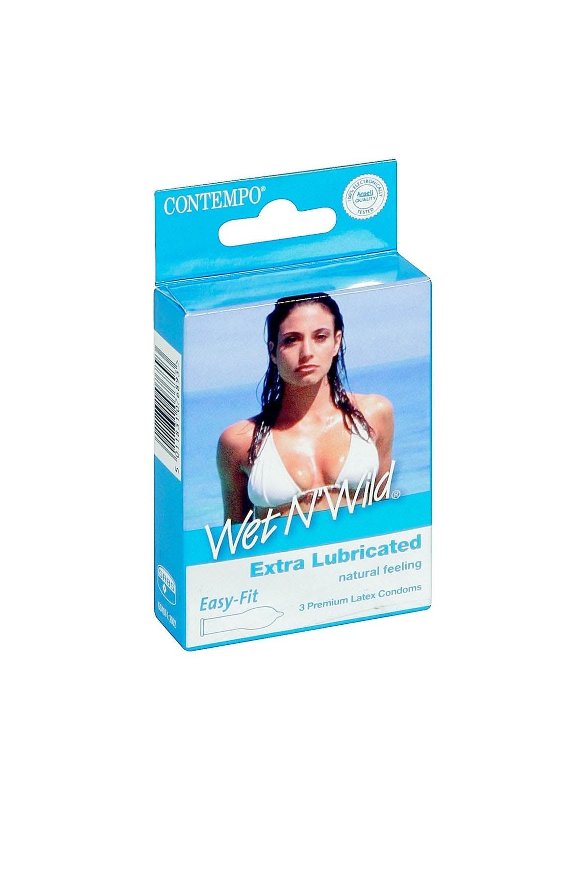Contempo Wet n Wild Condoms - 3 Pack