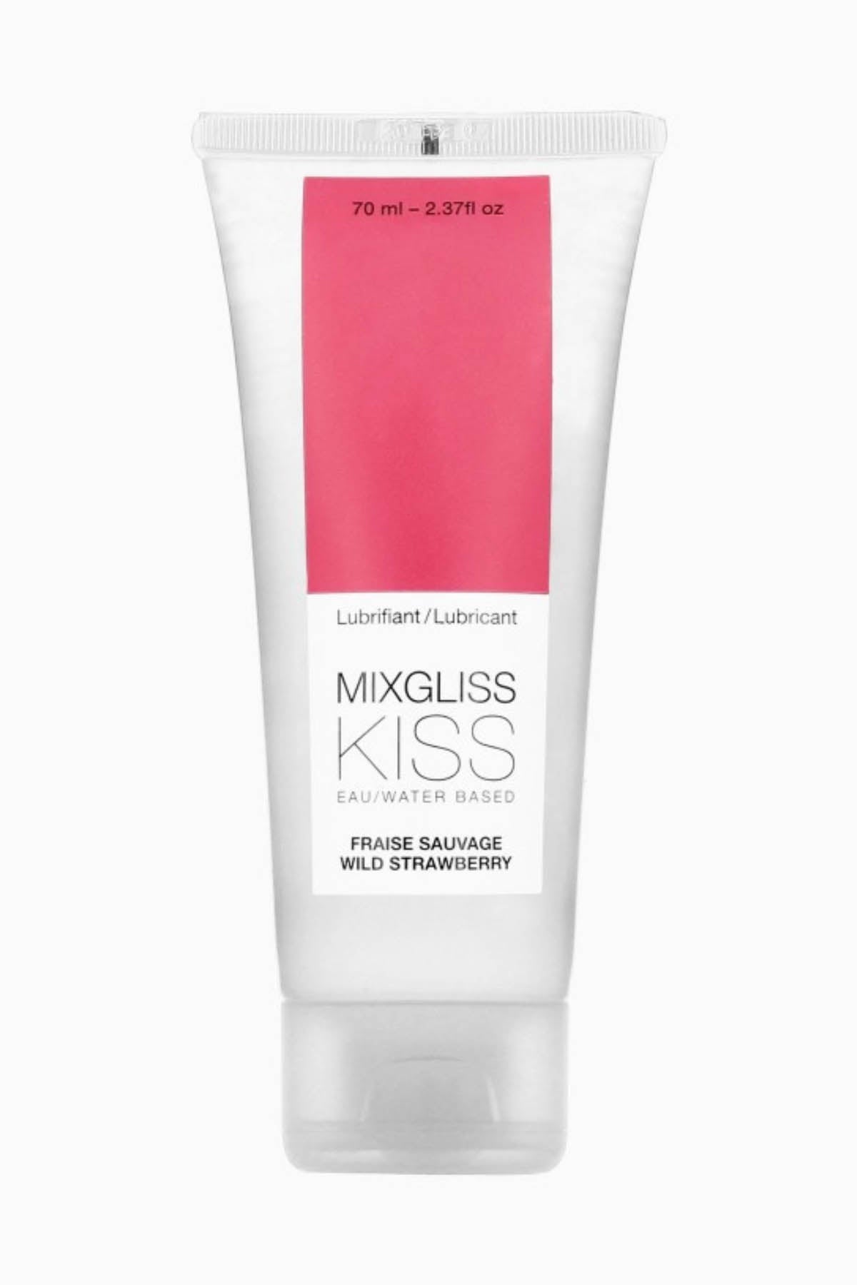 Mixgliss Kiss Wild Strawberry - Water-Based Lubricant 70 ml