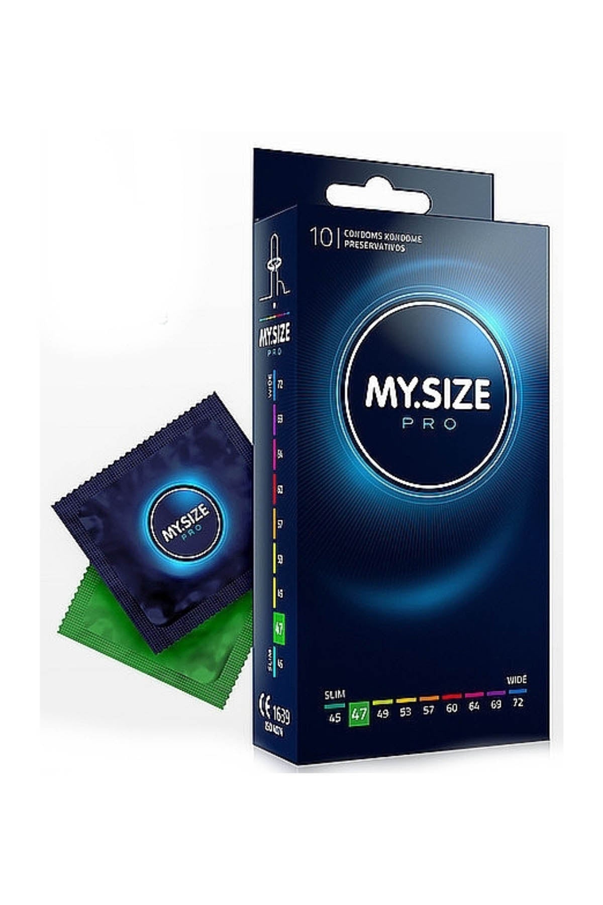 MY.SIZE Pro 47mm Condoms - 10 Pack