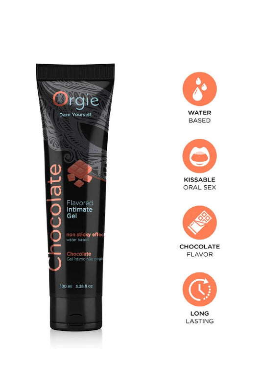 Orgie Lube Tube - Chocolate Flavoured Lubricant 100 ml