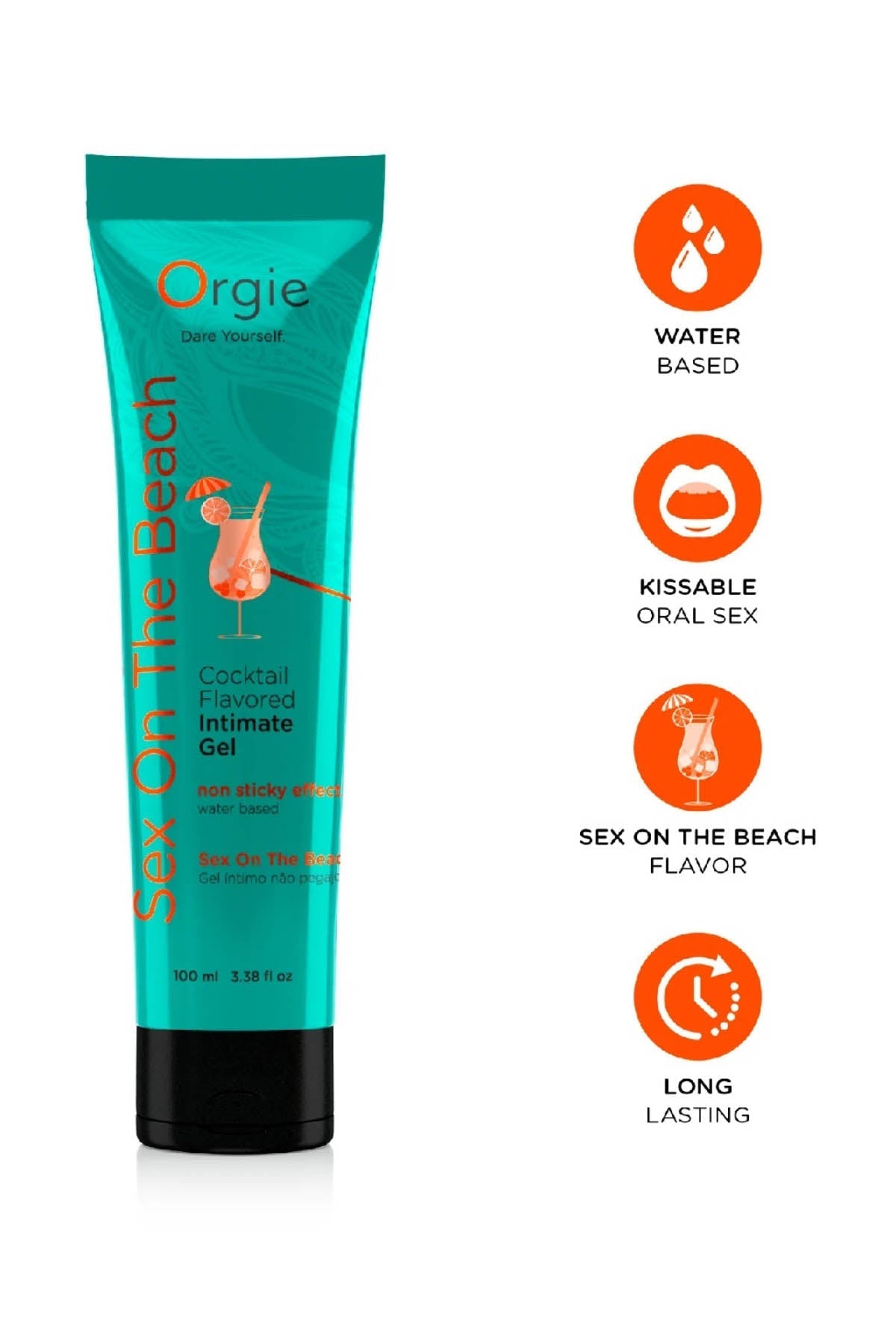 Orgie Lube Tube - Cocktail Sex On The Beach Flavoured Lubricant
