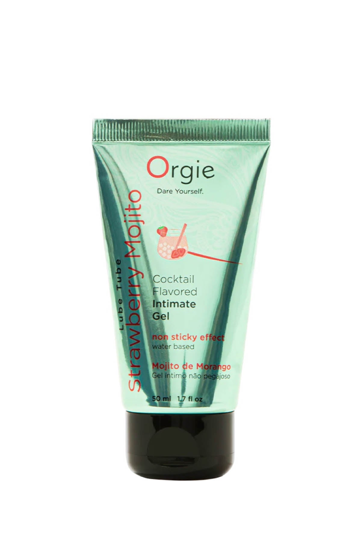 Orgie Lube Tube Cocktail - Strawberry Mojito Flavoured Lubricant 50 ml