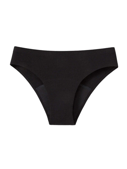 Sheba Feminine Period Underwear - Seamless Bikini Black