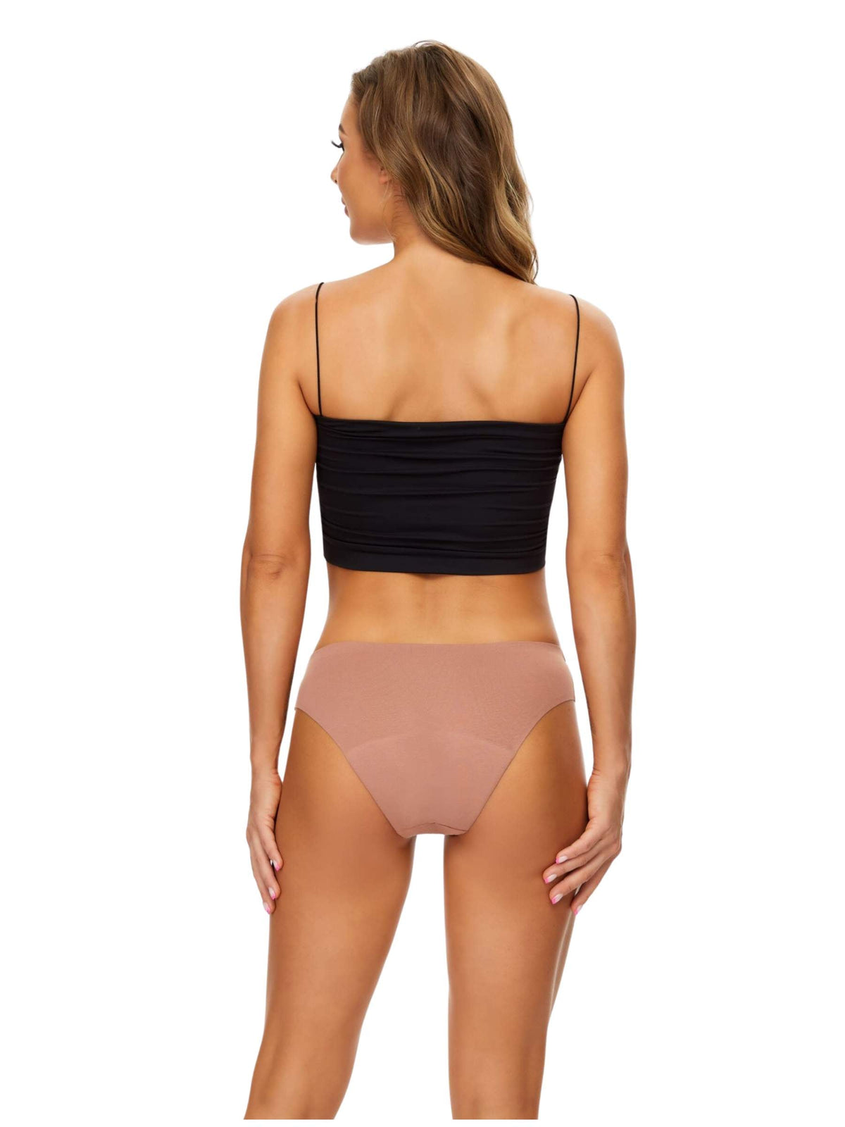 Sheba Feminine Period Underwear - Seamless Bikini Coffee