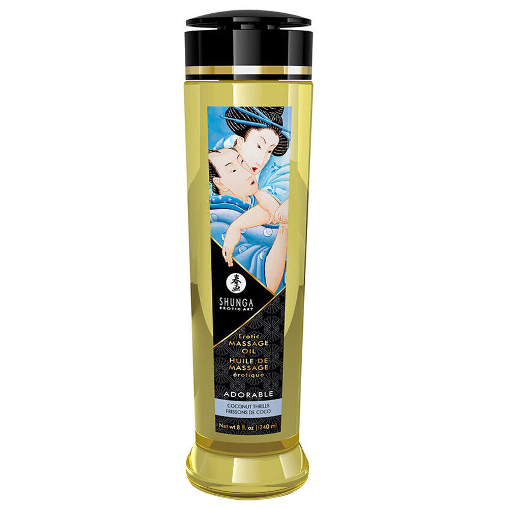 Shunga Erotic Scented Massage Oil - Coconut Thrills