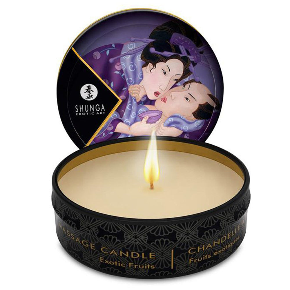 Shunga Mini Scented Massage Candle - Exotic Fruits