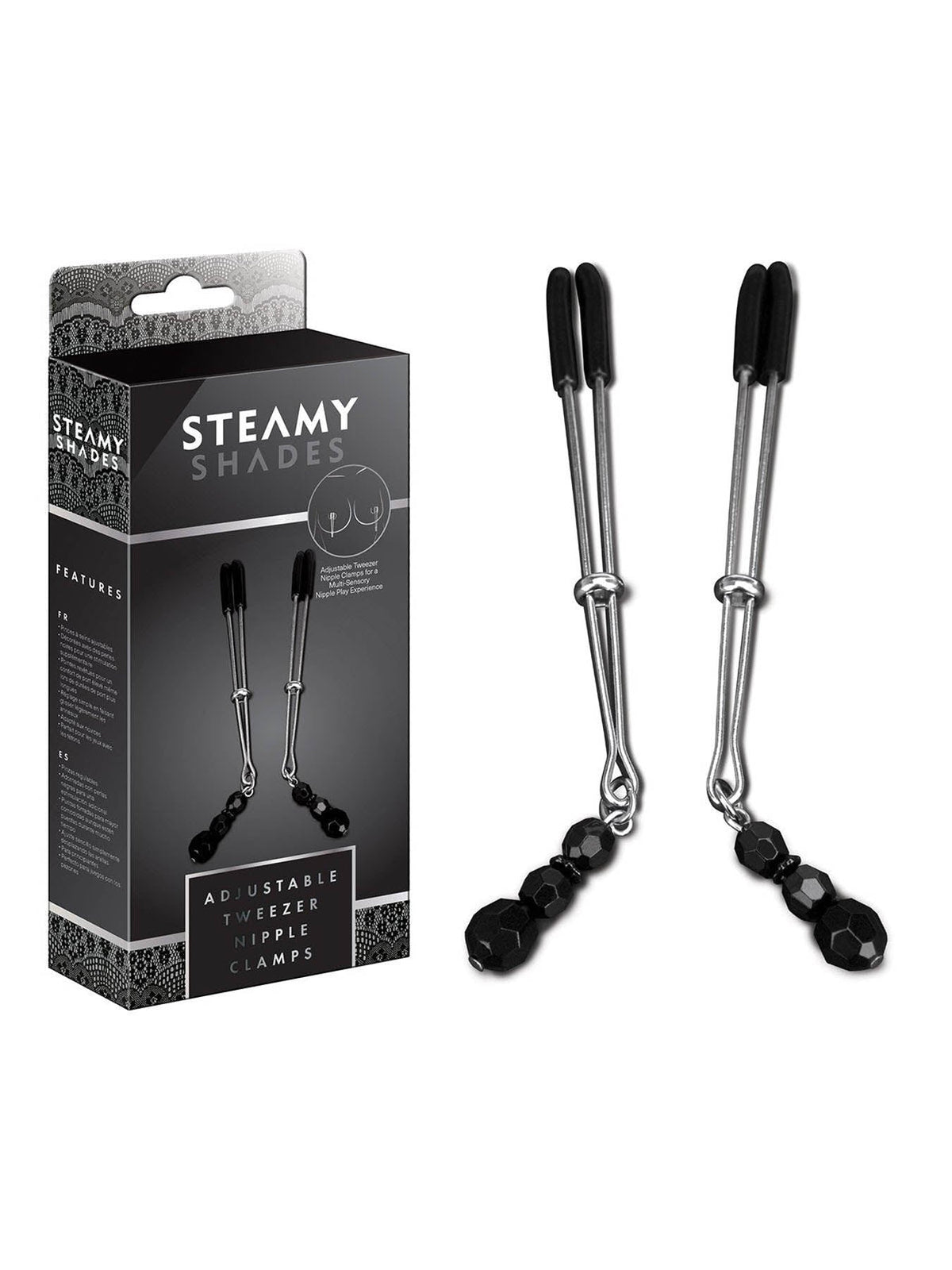 Steamy Shades Adjustable Tweezer Nipple Clamps